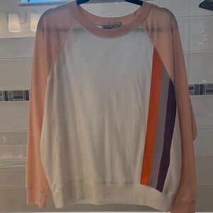 Wildfox Women's Colorful Striped Sweater Size Medium